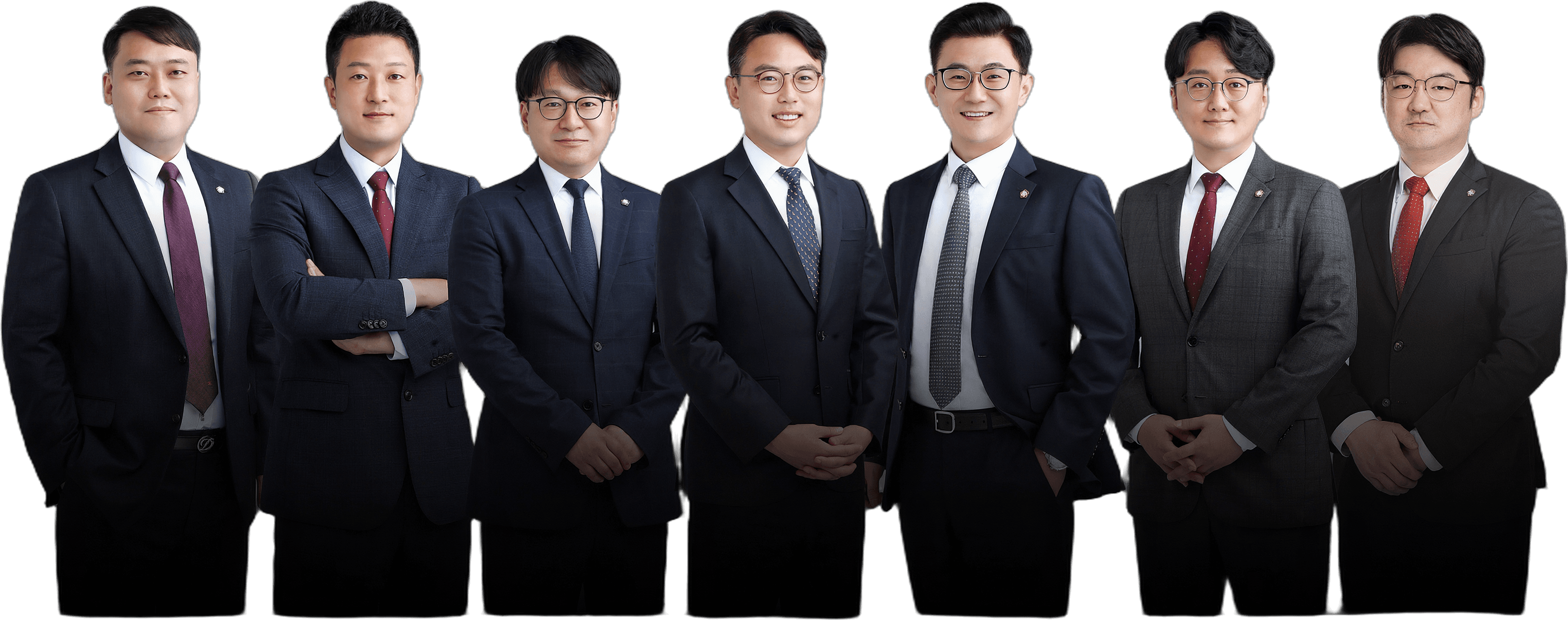 법무법인 예인 변호사 7인 단체 사진
